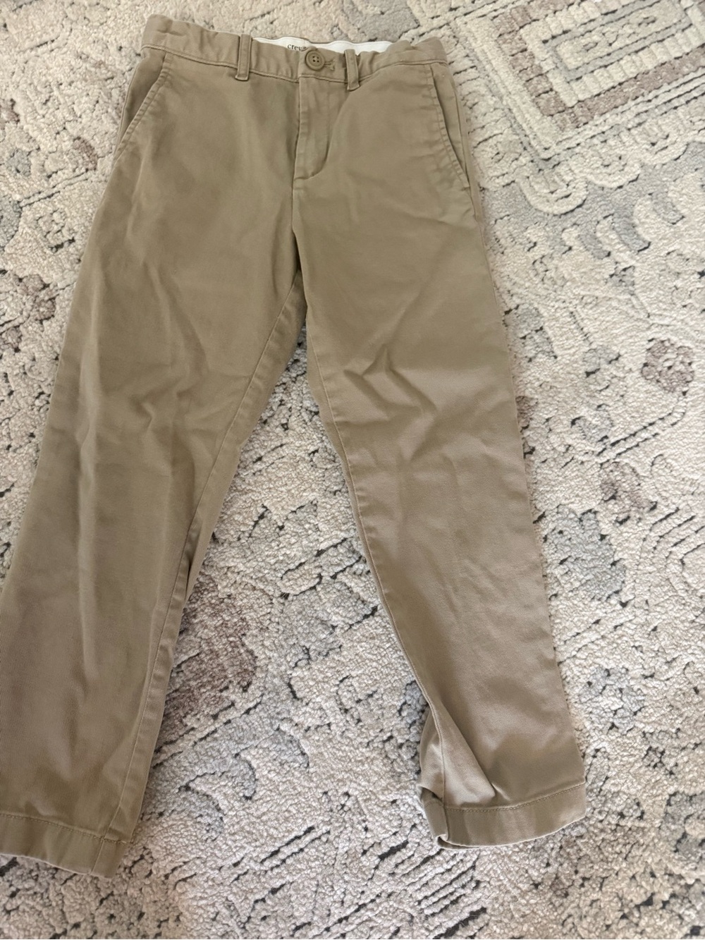 Classic kids slim fit jcrew Chino Pants in Khaki